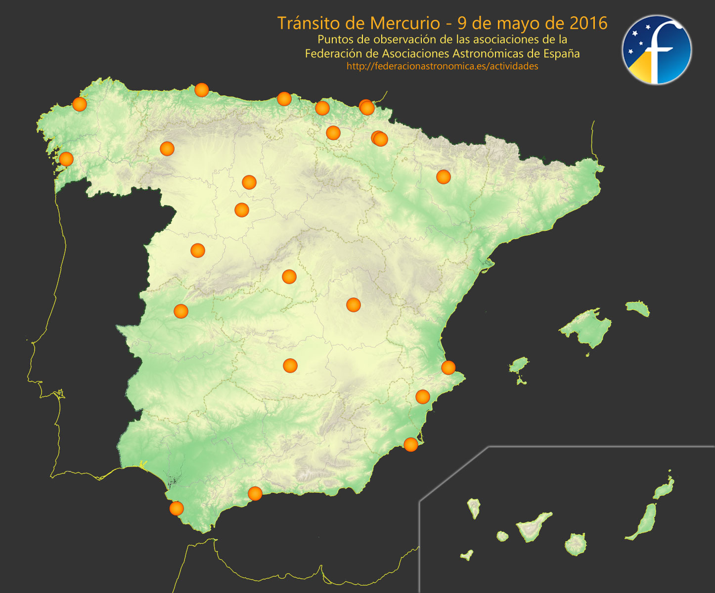 Observaciones del tránsito en España