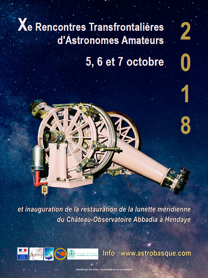 X Encuentros Transfronterizos de Astrónomos Aficionados ? RTAA